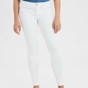 American Eagle White Jeggings